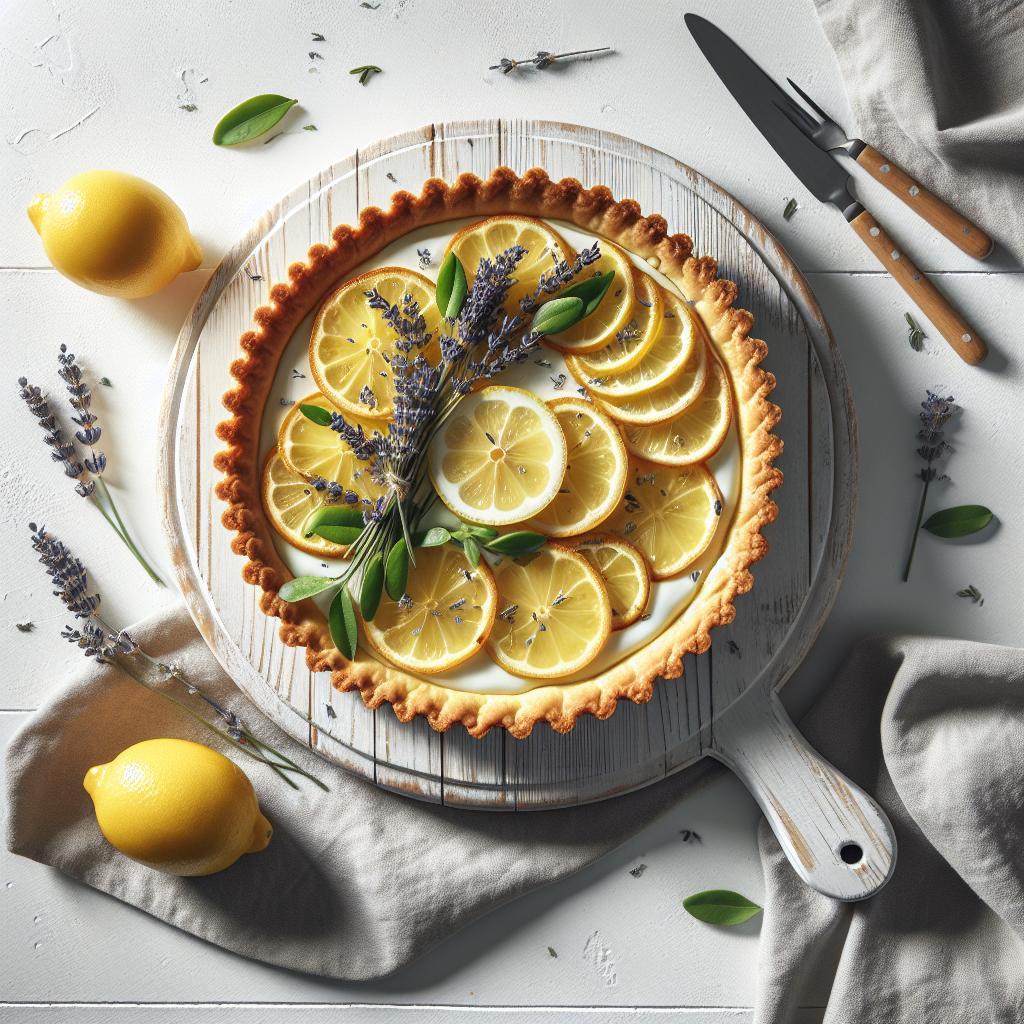 Zesty Lemon & Lavender Tart: A Flavorful Symphony Unveiled