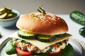 Savory White Cheddar Spinach Chicken Burgers Recipe Guide