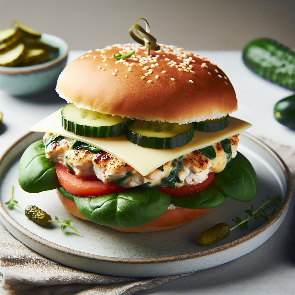 Savory White Cheddar Spinach Chicken Burgers Recipe Guide