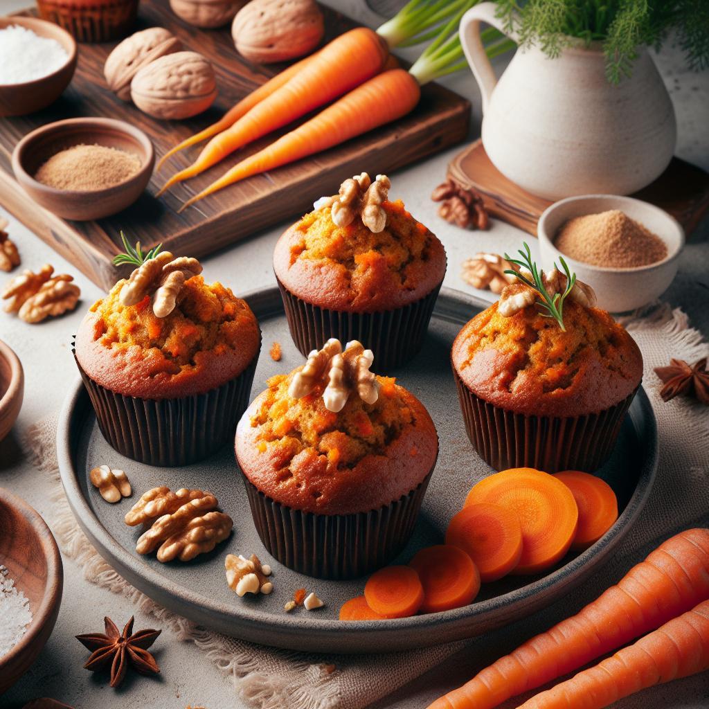 Wholesome Carrot Cake Muffins: A Healthy Classic Twist