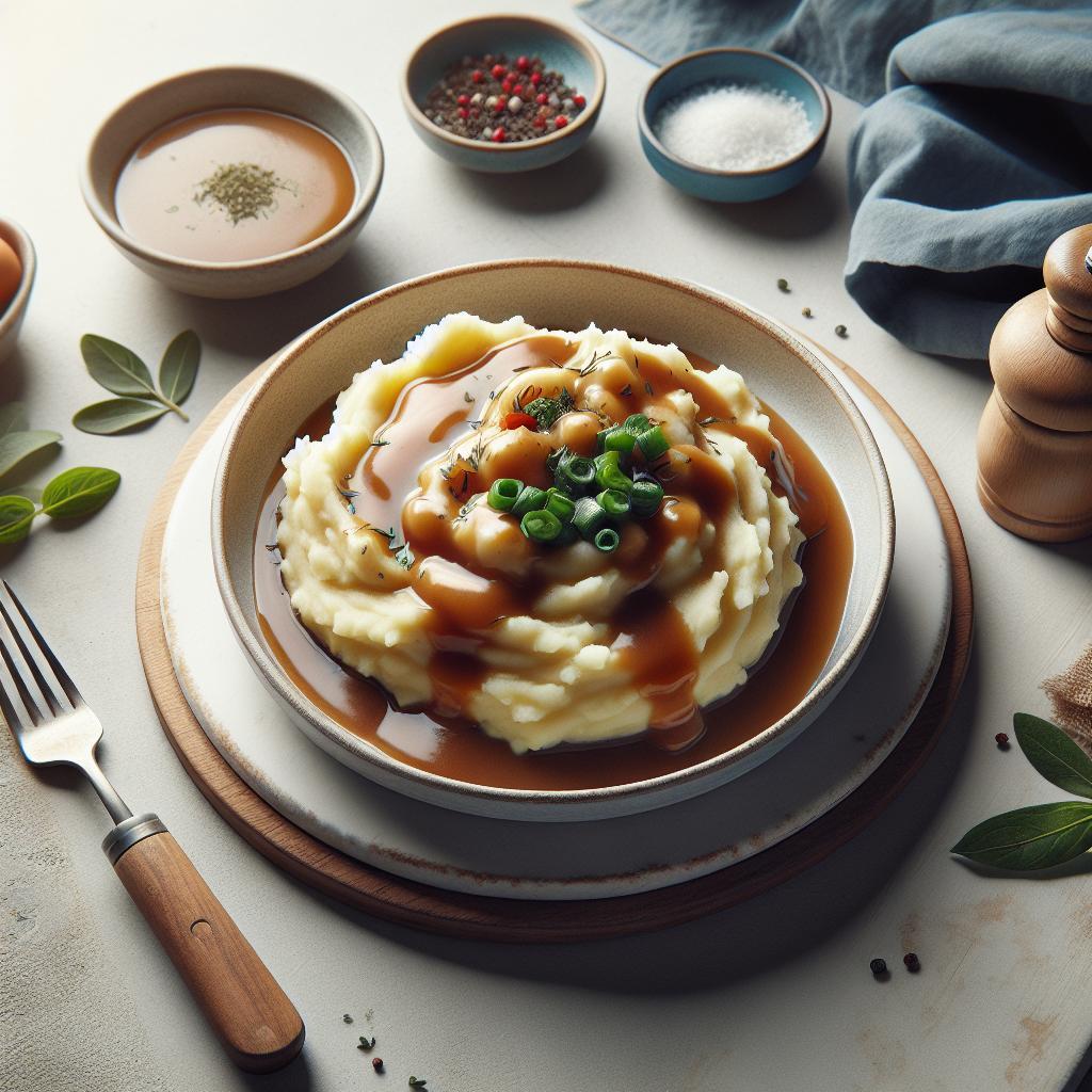 Master the Art of Creamy Mashed Potatoes with Savory Gravy