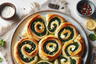 Savory Turkish Börek: Irresistible Spinach & Feta Swirls