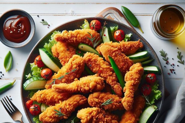 Perfectly Crispy Oven Fried Chicken Tenders: A Flavorful Twist