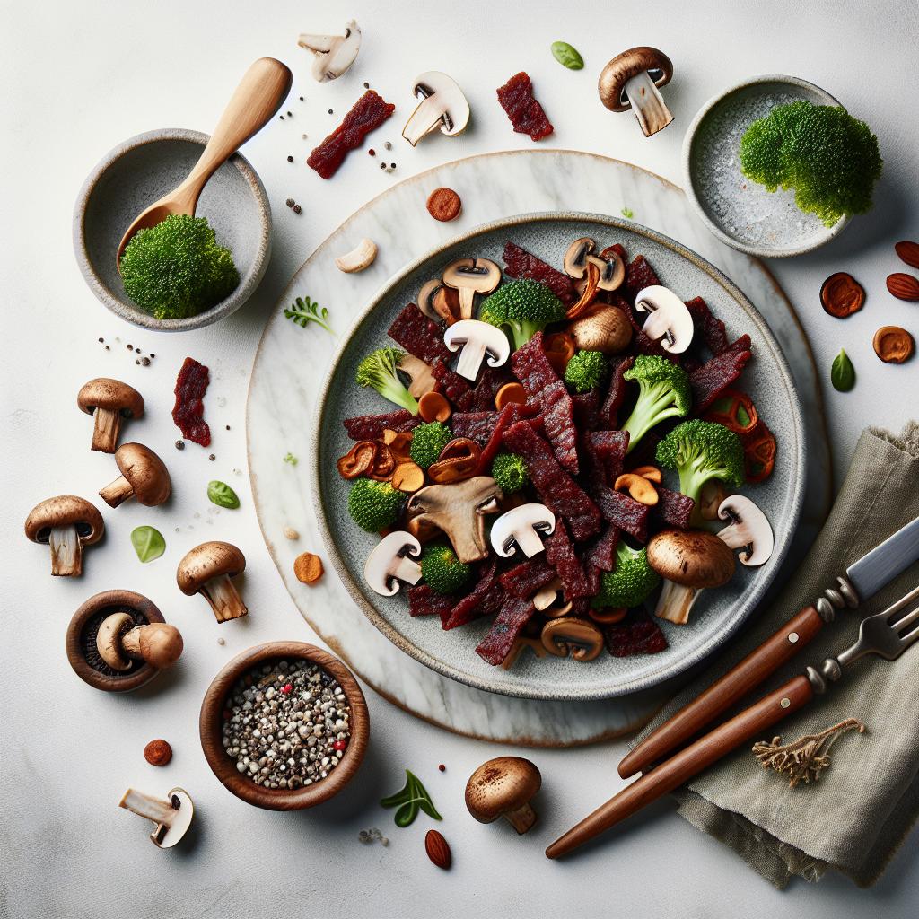 Mushroom Magic: Crafting Delicious Vegan Jerky at Home