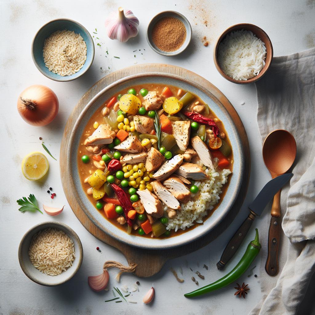 Hearty Chicken and Rice Stew: Comfort in Every Spoonful