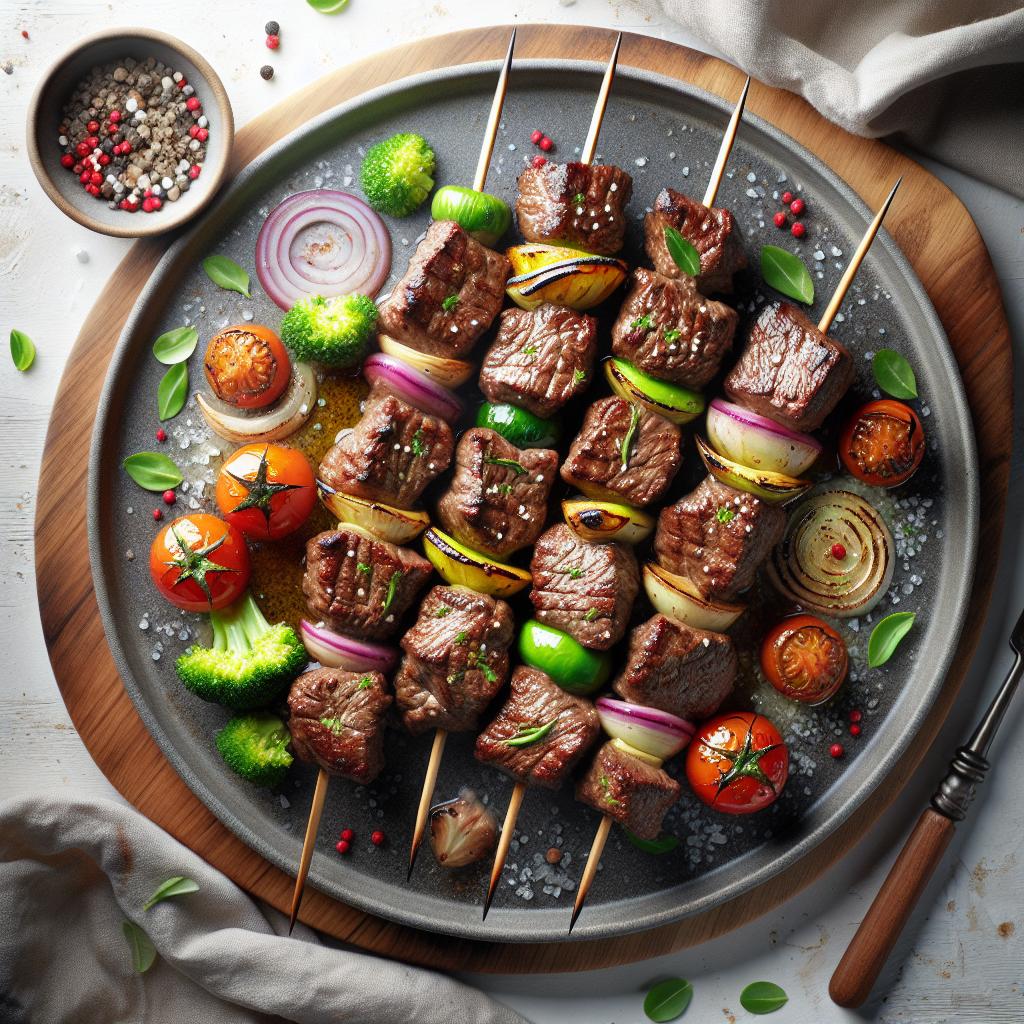 Sizzling Beef Kebabs: A Flavorful Journey on a Skewer