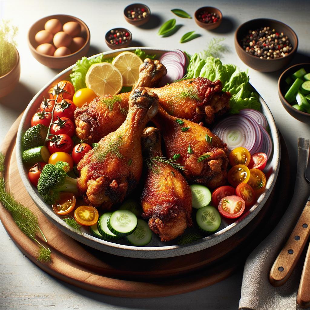 Crispy Baked Chicken Drumsticks: A Flavorful Family Feast