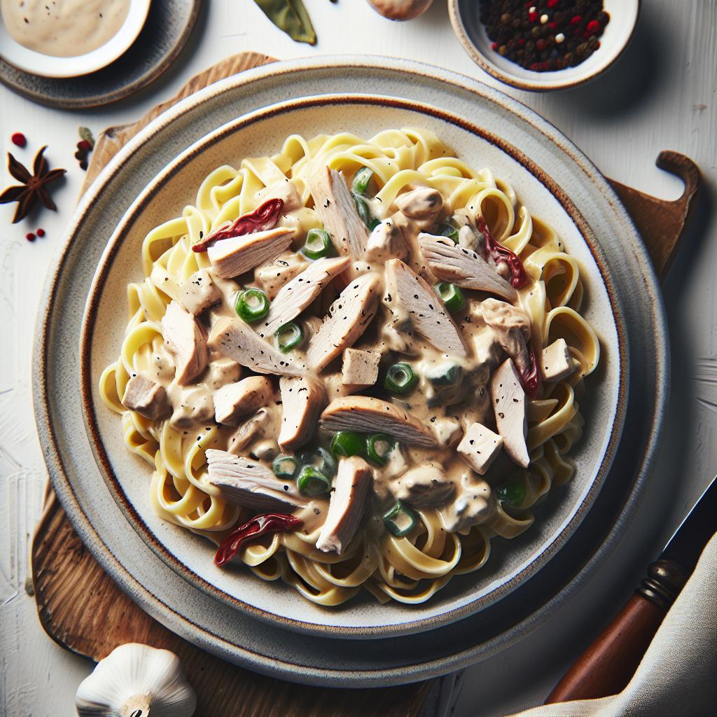 Turkey Stroganoff Delight: Creamy Noodles with a Twist