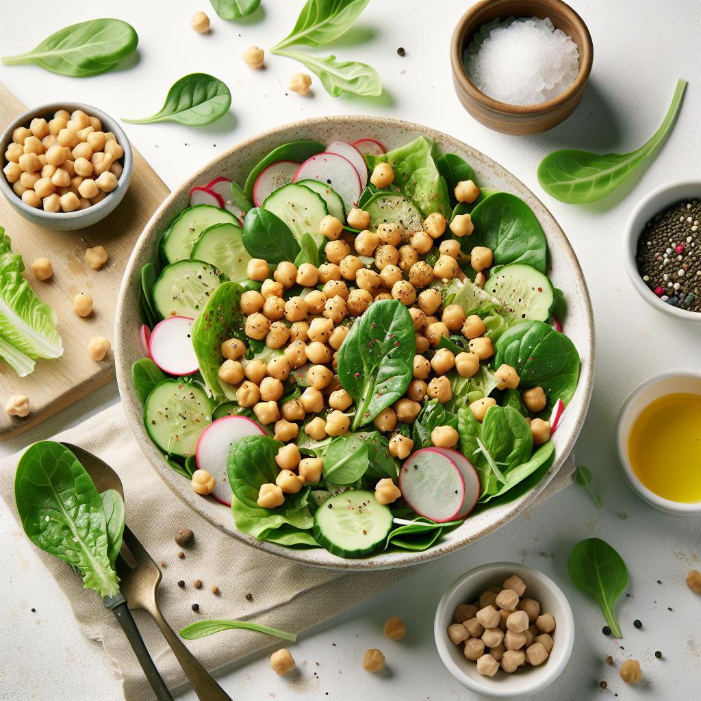 Chickpea Salad Magic: A Nutritious Twist on Classic Greens