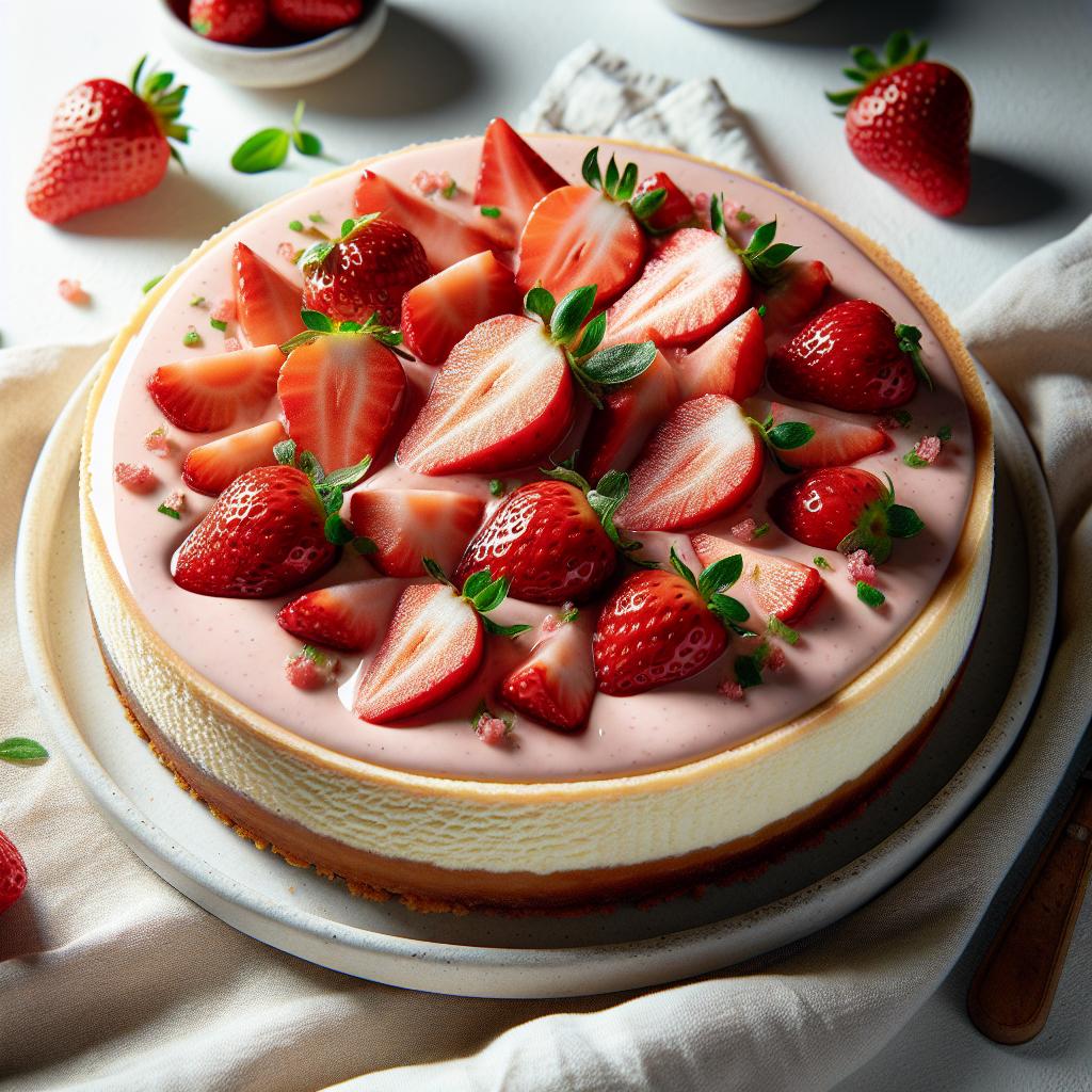 No-Bake Strawberry Cheesecake: Creamy Bliss in Minutes