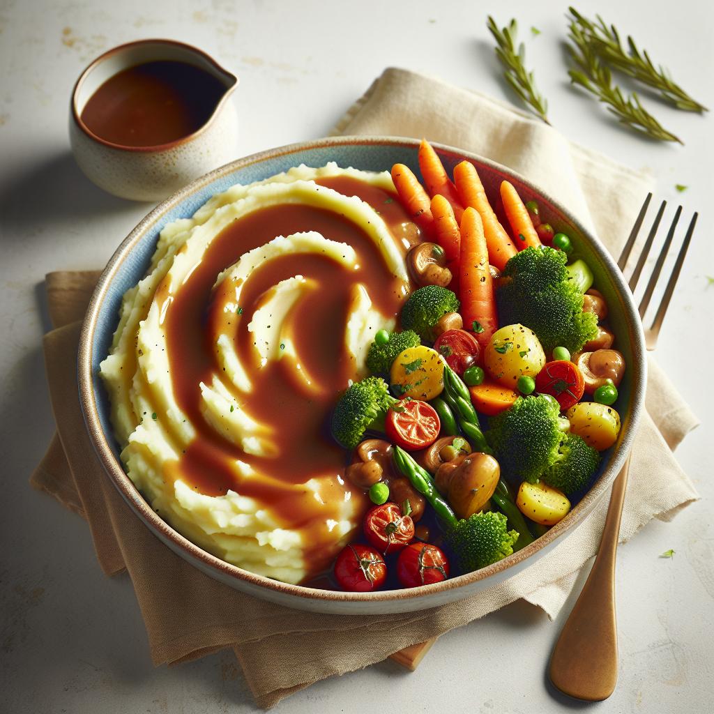 Master the Art of Creamy Mashed Potatoes with Savory Gravy