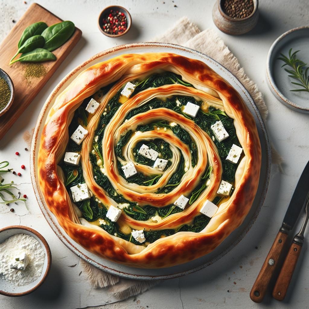 Savory Turkish Börek: Irresistible Spinach & Feta Swirls