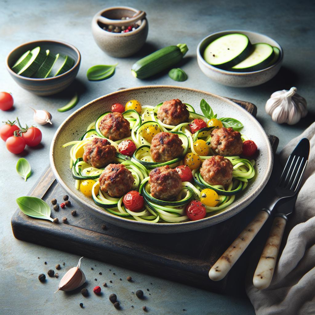 Savor Healthy Flavor: Turkey Meatballs with Zucchini Noodles