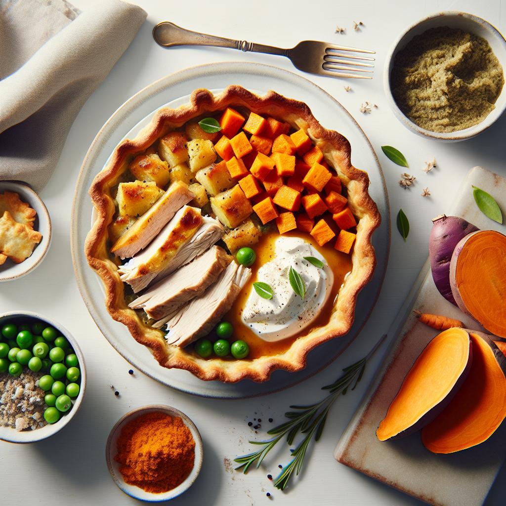Hearty Turkey Shepherd’s Pie with Sweet Potato Twist