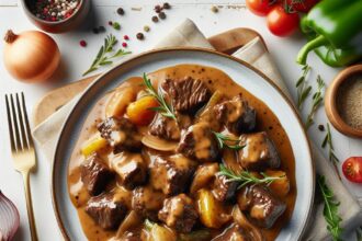 Savory Beef Tips with Rich, Homemade Gravy Delight