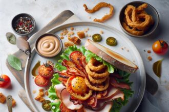 Crispy Fried Green Tomato BLT with Smoky Turkey Twist