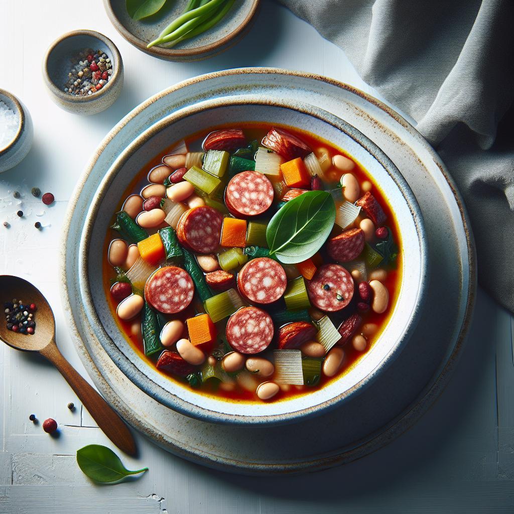 Hearty One Pot Sausage & Bean Soup: Flavor in Every Spoon