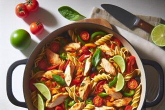 One Pot Chicken Fajita Pasta: Flavorful Feast in Minutes