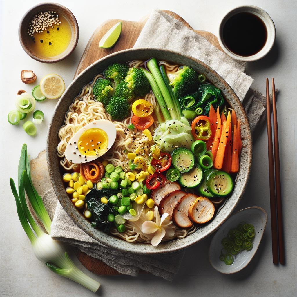 Wholesome Vegetable Ramen: A Flavorful Bowl of Goodness