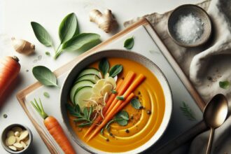 Velvety Carrot Ginger Soup: A Warm, Zesty Delight