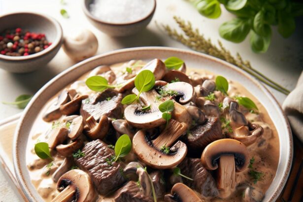 Savoring Beef Stroganoff: A Creamy Mushroom Delight