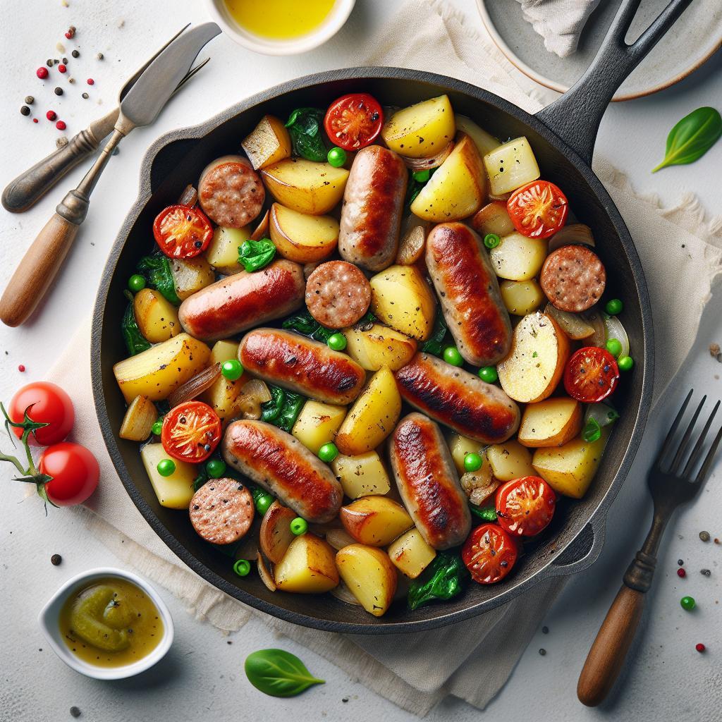 Hearty Sausage & Potato Skillet: A Beefy One-Pan Delight