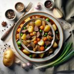 Hearty Old-Fashioned Beef Stew with Tender Potatoes Recipe