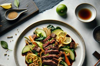 Savor the Zesty Harmony of Beef Ginger Delights
