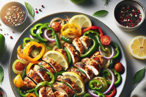 Zesty Sheet Pan Lemon Pepper Chicken: Easy Flavorful Feast