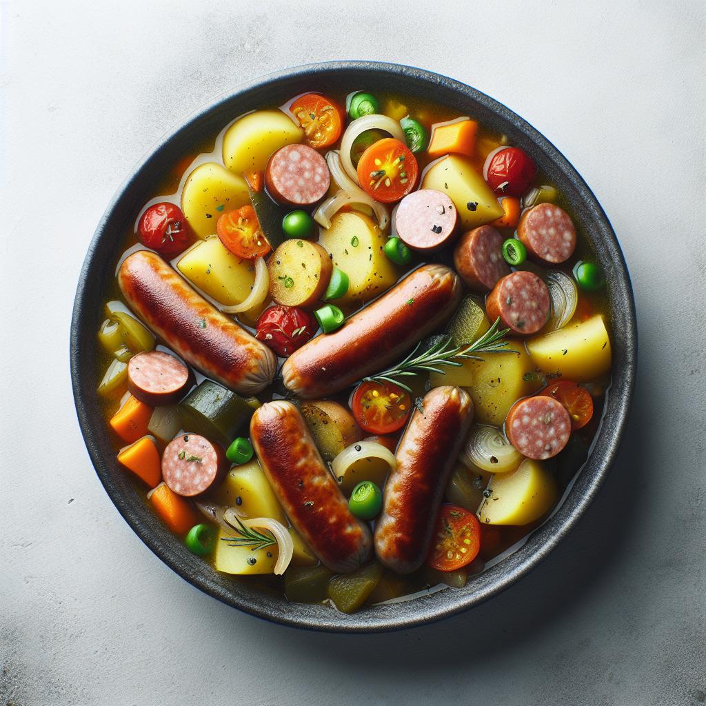 Hearty One-Pot Sausage and Potato Soup: Simple & Savory