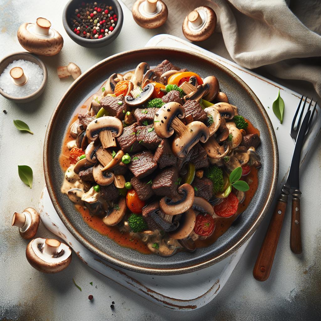 Savoring Beef Stroganoff: A Creamy Mushroom Delight