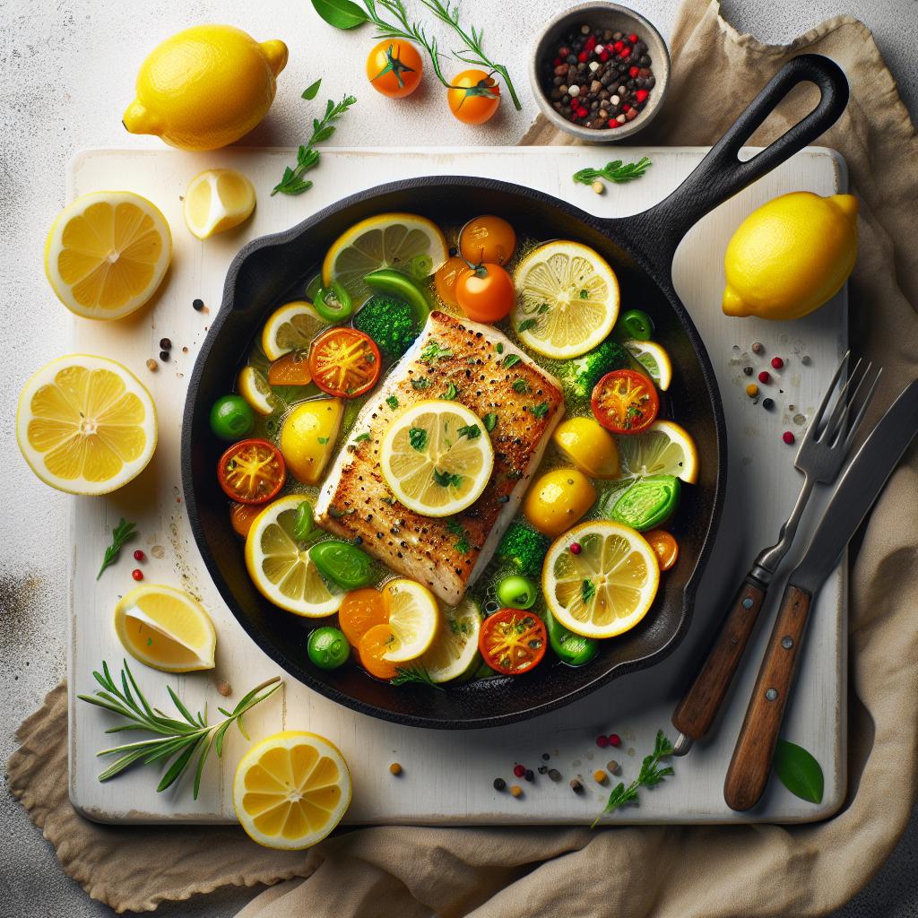 Zesty Skillet Lemon Butter Fish: A Flavorful Quick Catch