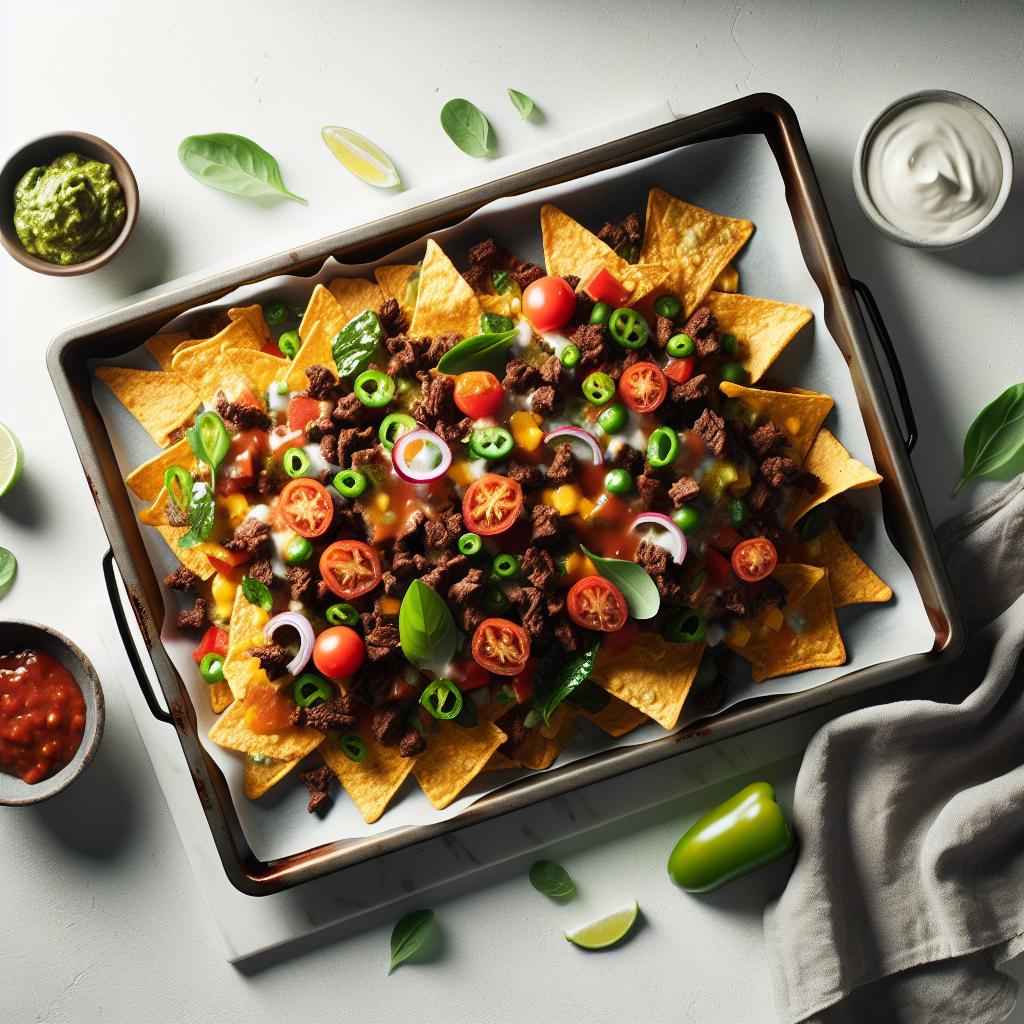 Sheet Pan Beef Nachos: Easy, Loaded, and Perfectly Crispy