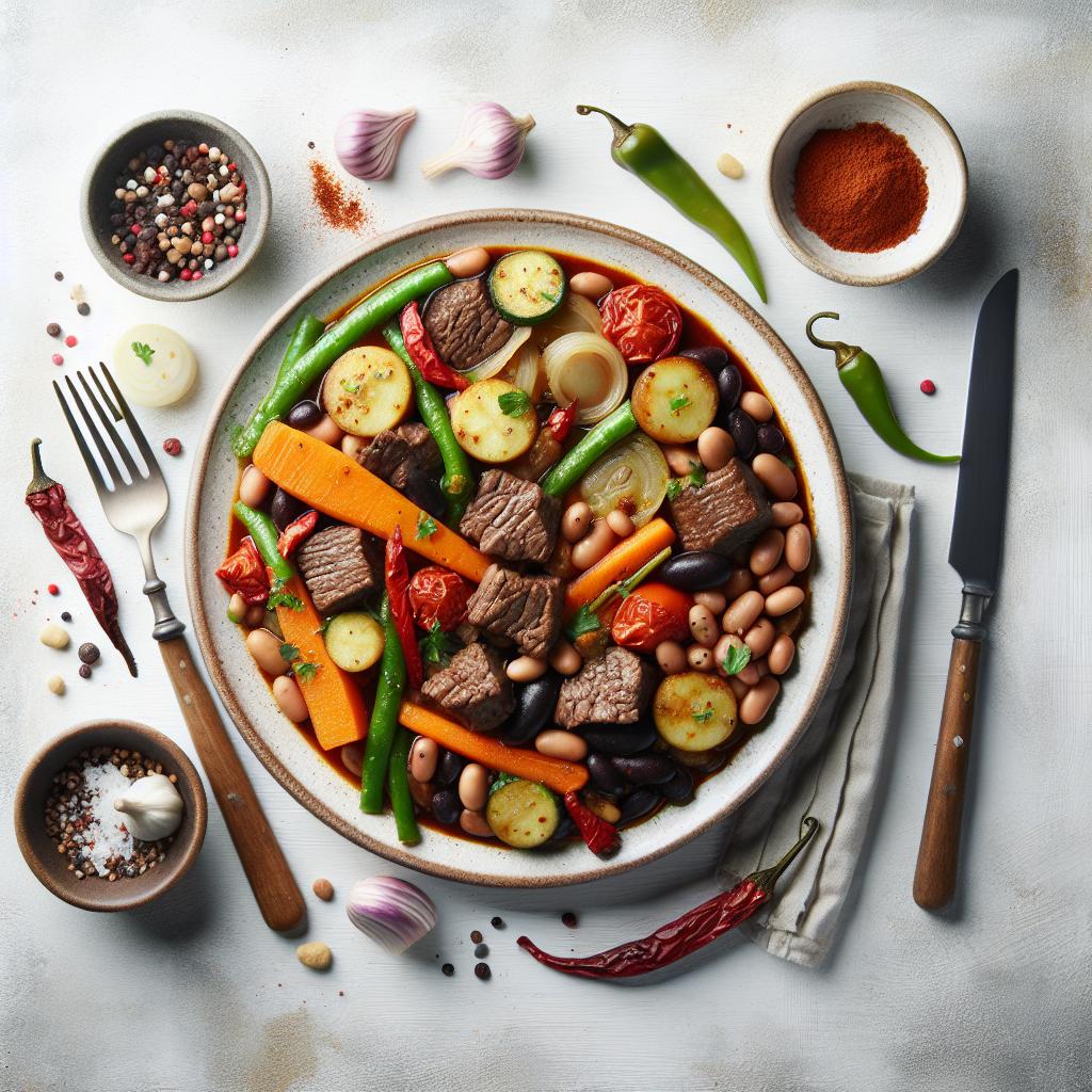 Hearty Beef and Bean Stew: A Savory Comfort Classic