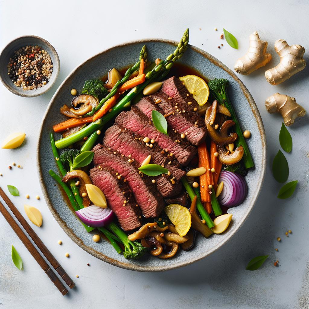 Savor the Zesty Harmony of Beef Ginger Delights
