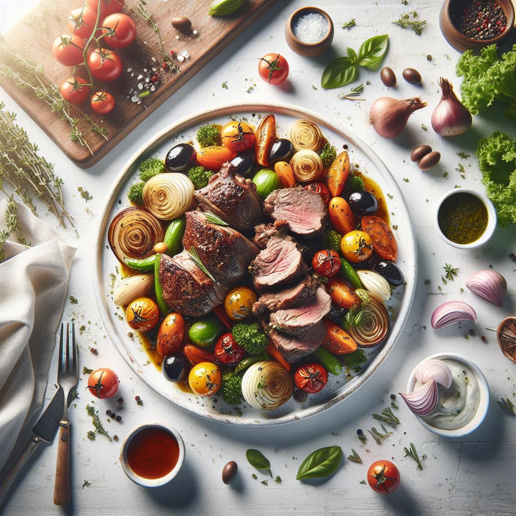 Savor the Flavors of Mediterranean Roasted Lamb Delight