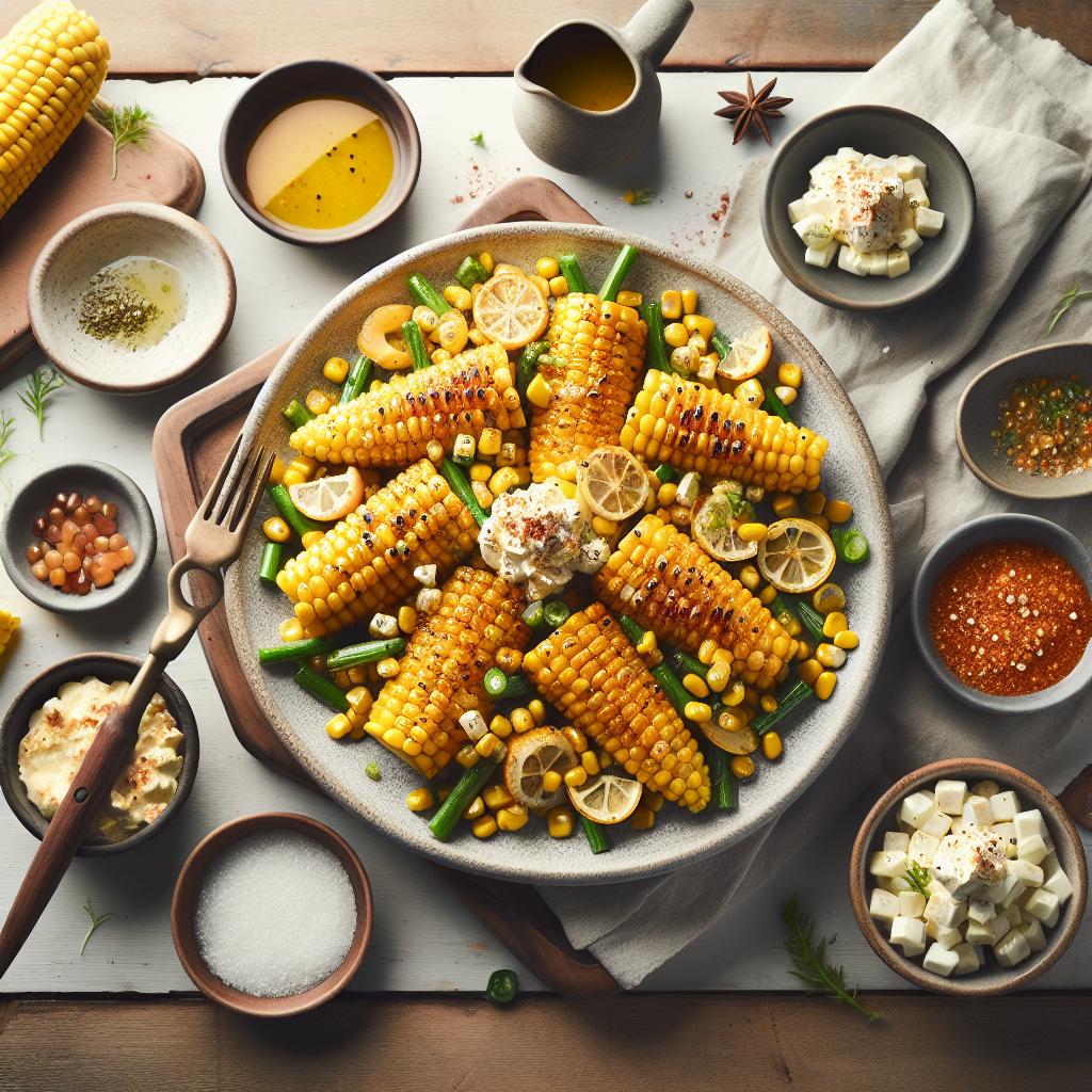 Golden Delight: Mastering the Art of Roasted Corn Esquites