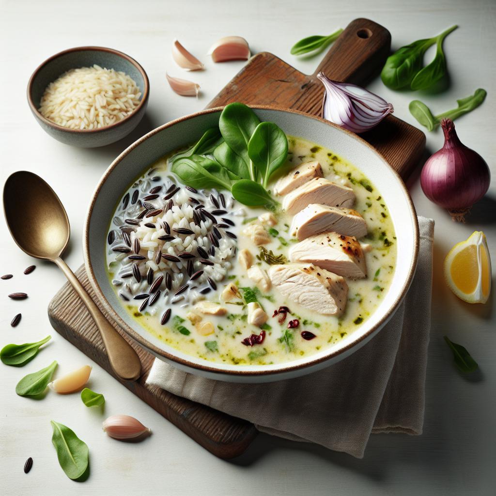 Savor the Comfort: Creamy Chicken and Wild Rice Soup Delight