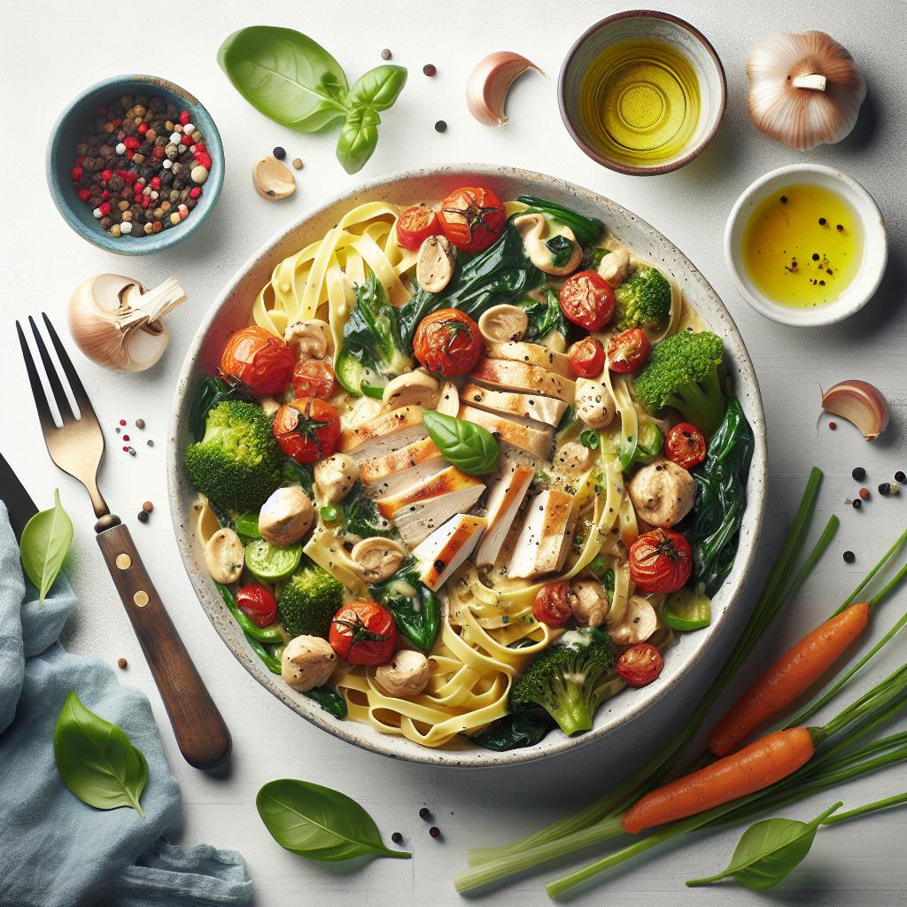 Creamy One-Pot Chicken Alfredo: Easy, Flavor-Packed Feast