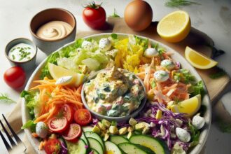 Tangy Twist: Creamy Coleslaw with Zesty Vinegar Dressing