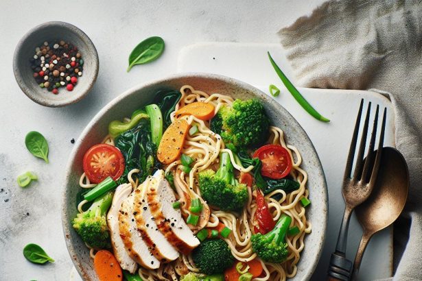Savory Chicken Noodles: A Flavorful Bowl of Comfort