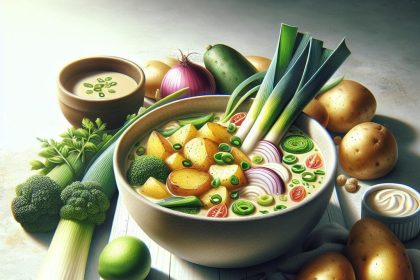 Comfort in a Bowl: Roasted Potato and Leek Soup Delight