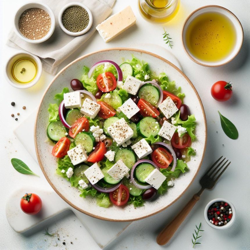 Fresh Flavors: Crafting the Perfect Greek Salad with Feta