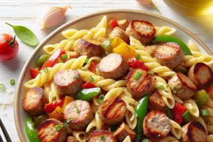 Spice Up Dinner: Cajun Pasta with Savory Turkey Sausage