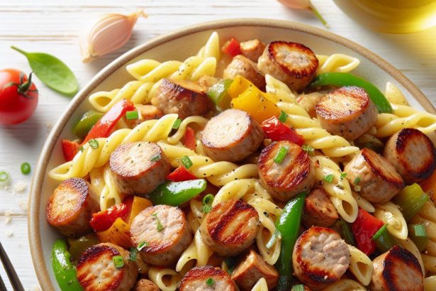 Spice Up Dinner: Cajun Pasta with Savory Turkey Sausage