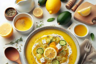 Zesty Greek Lemon Soup: A Bright Twist on Comfort Food