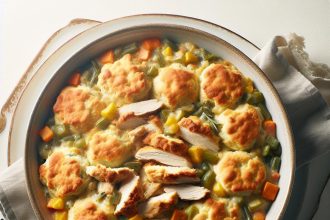 Hearty Chicken and Biscuits Casserole: Comfort Food Classic