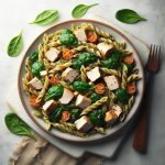 Savor the Richness: Creamy Spinach Chicken Pasta Delight