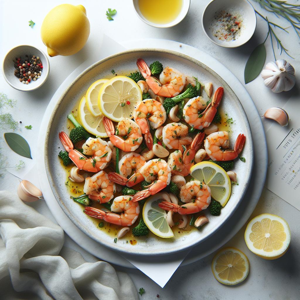 Zesty Lemon Garlic Shrimp: A Burst of Flavor in Every Bite