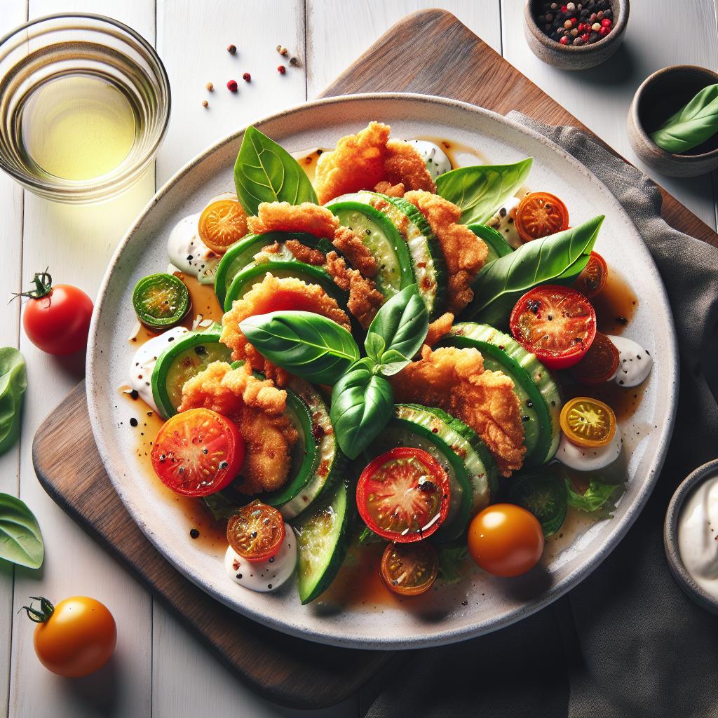 Crisp Meets Fresh: The Ultimate Fried Green Tomato Caprese